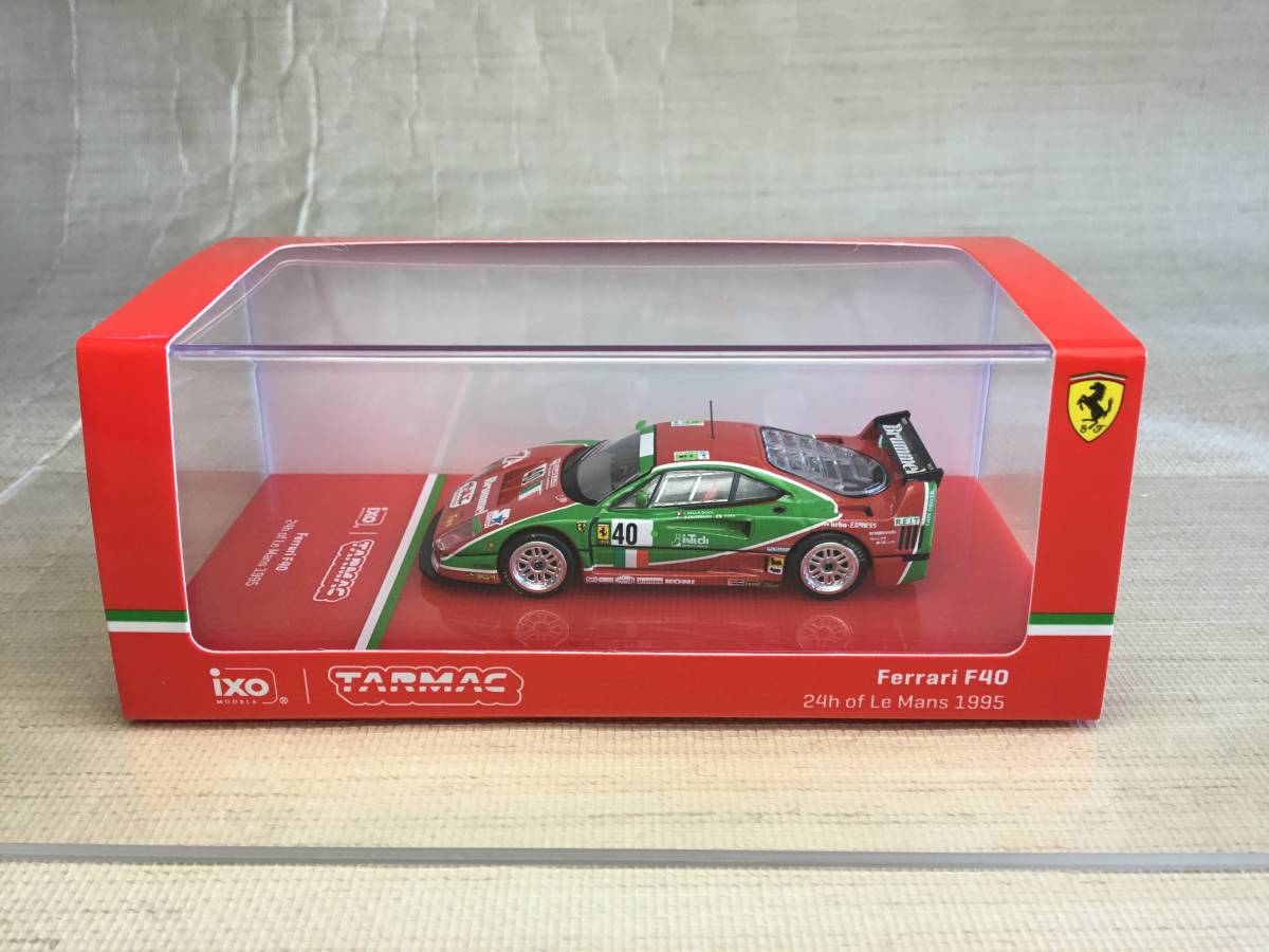 ☆ixo TARMAC WORKS HOBBY64 1/64 Ferrari フェラーリ F40 LeMans1995『フェラーリF40 ル・マン1995』☆未開封☆未展示☆保管品