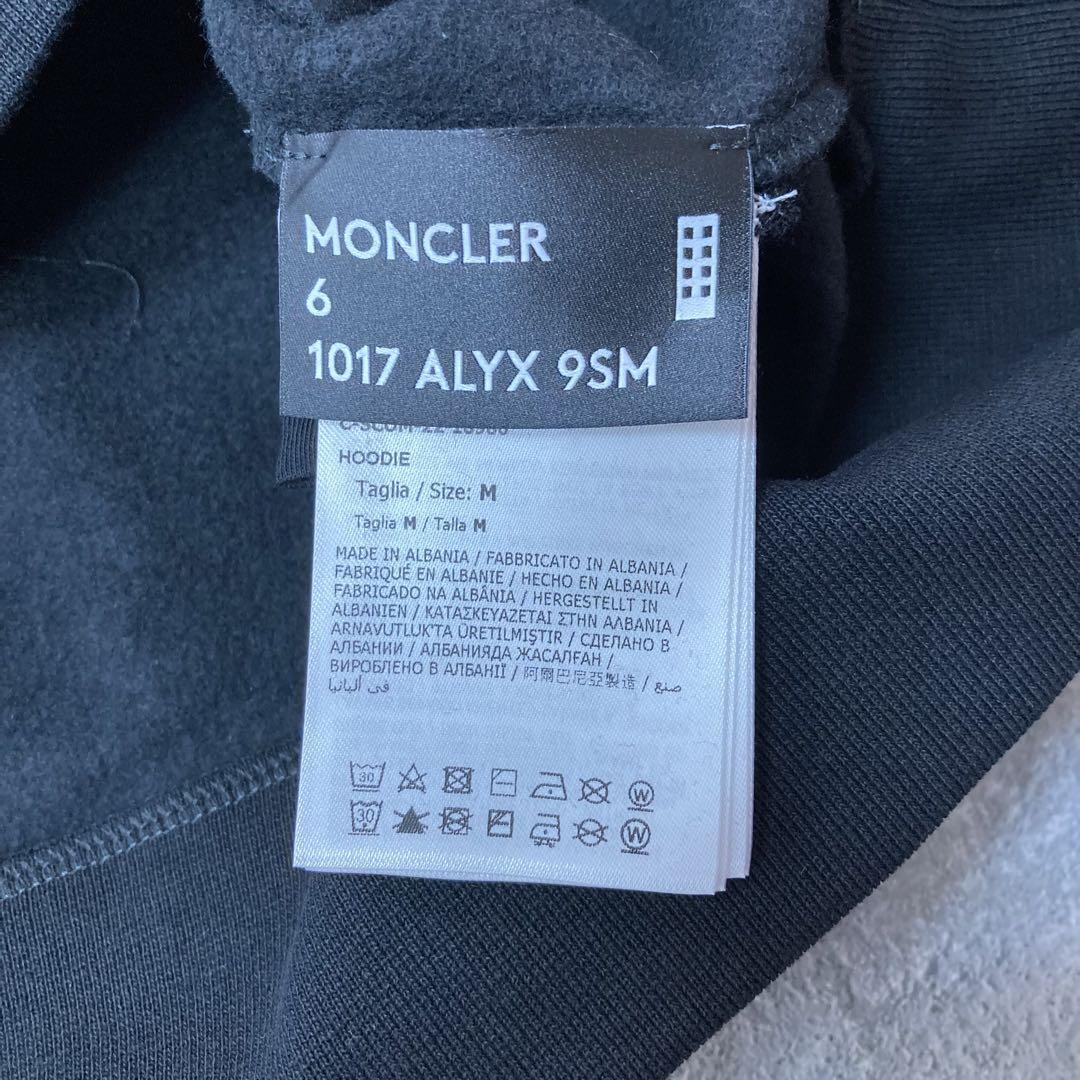 新品　モンクレール　アリクス　パーカー　メンズ　M m13 m e16　MONCLER ALYX Moncler 1017 Alyx 9SM ロゴフーディ_画像6