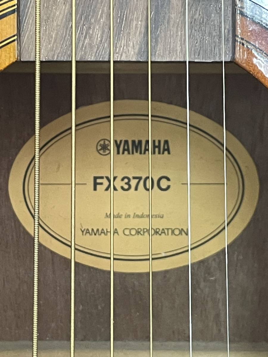 YAMAHA/ヤマハ/エレクトリックアコースティックギター/アコギ/エレアコ/ピックアップシステム搭載/FX370C/3kg/0207a_画像9