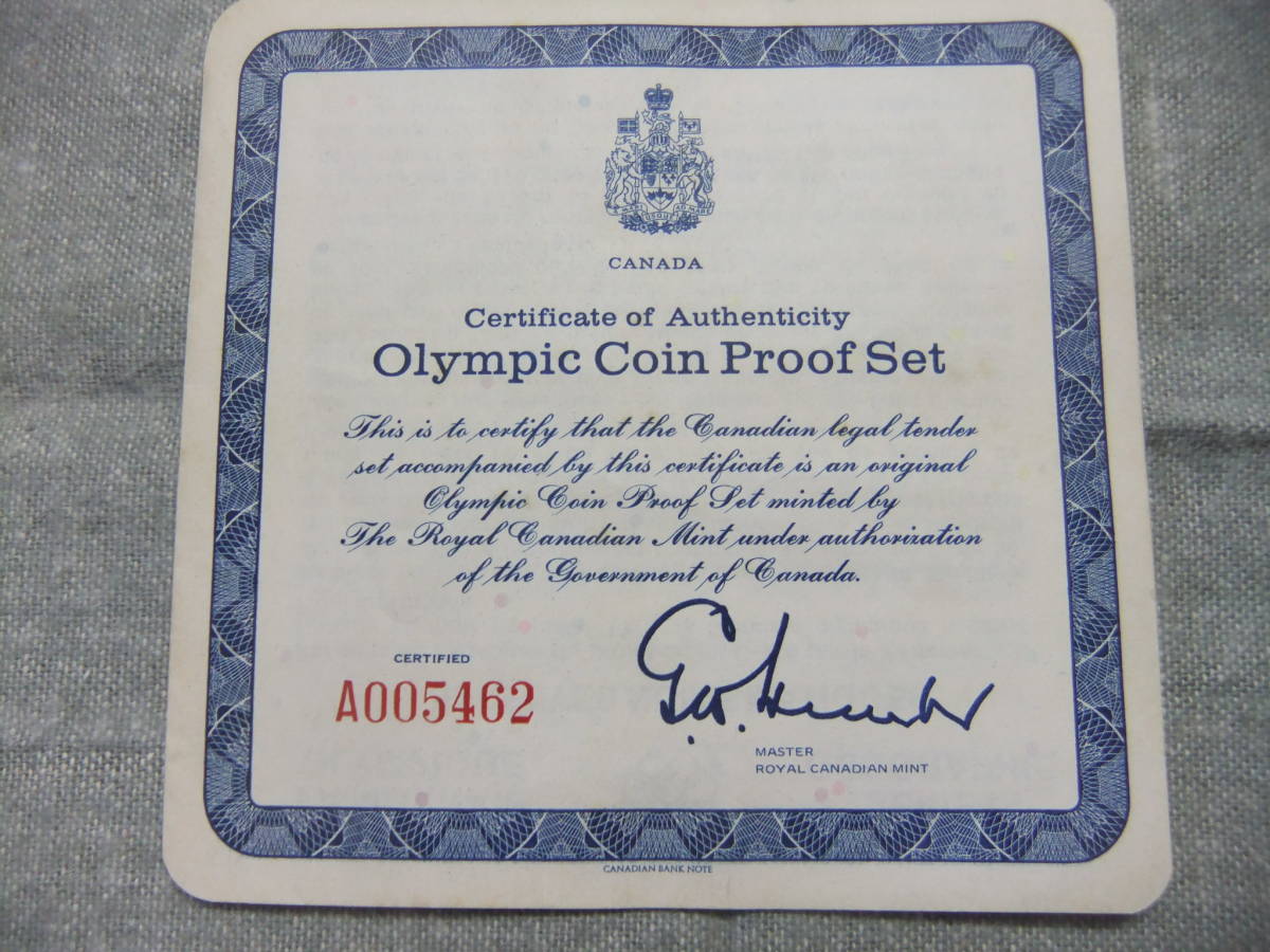 カナダ　モントリオール・オリンピック　記念　銀貨　5ドル×2枚　10ドル×2枚　ケース付き　送料無料_画像7