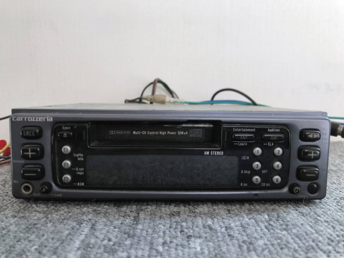 □□2402-201 カロッツェリア KEH-M535 カセットデッキ テープデッキ 当時物 激レア 旧車 カセットテープの画像1