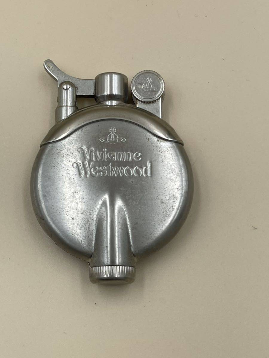ヴィヴィアンウエストウッド Vivienne Westwood Zippo ジッポ オイルライター タンク型 オーブ ロゴ 刻印 シルバー_画像1