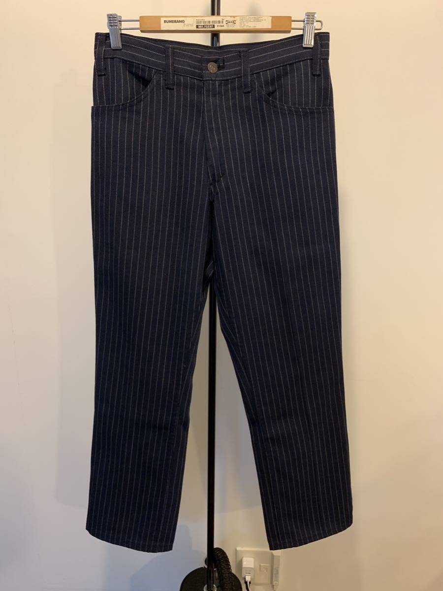 60s 70s LEVIS STA-PREST BIG Eスタプレ ③ストライプ 黒タグ 60s 70s LEVIS STA-PREST BIG Eスタプレ ③ストライプ 黒タグ