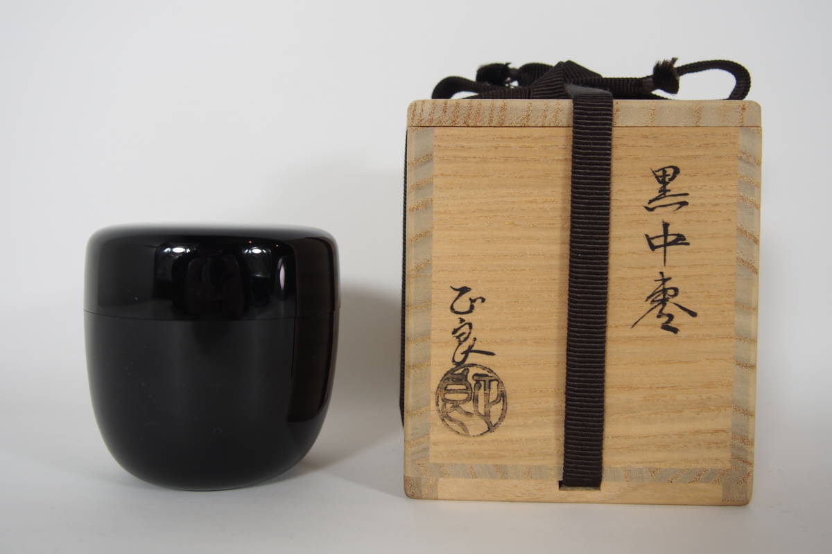 Yahoo!オークション - 加賀蒔絵師 高橋正良 真塗 黒 中棗 木製 Yahoo!オークション - 加賀蒔絵師 高橋正良 真塗 黒 中棗 木製