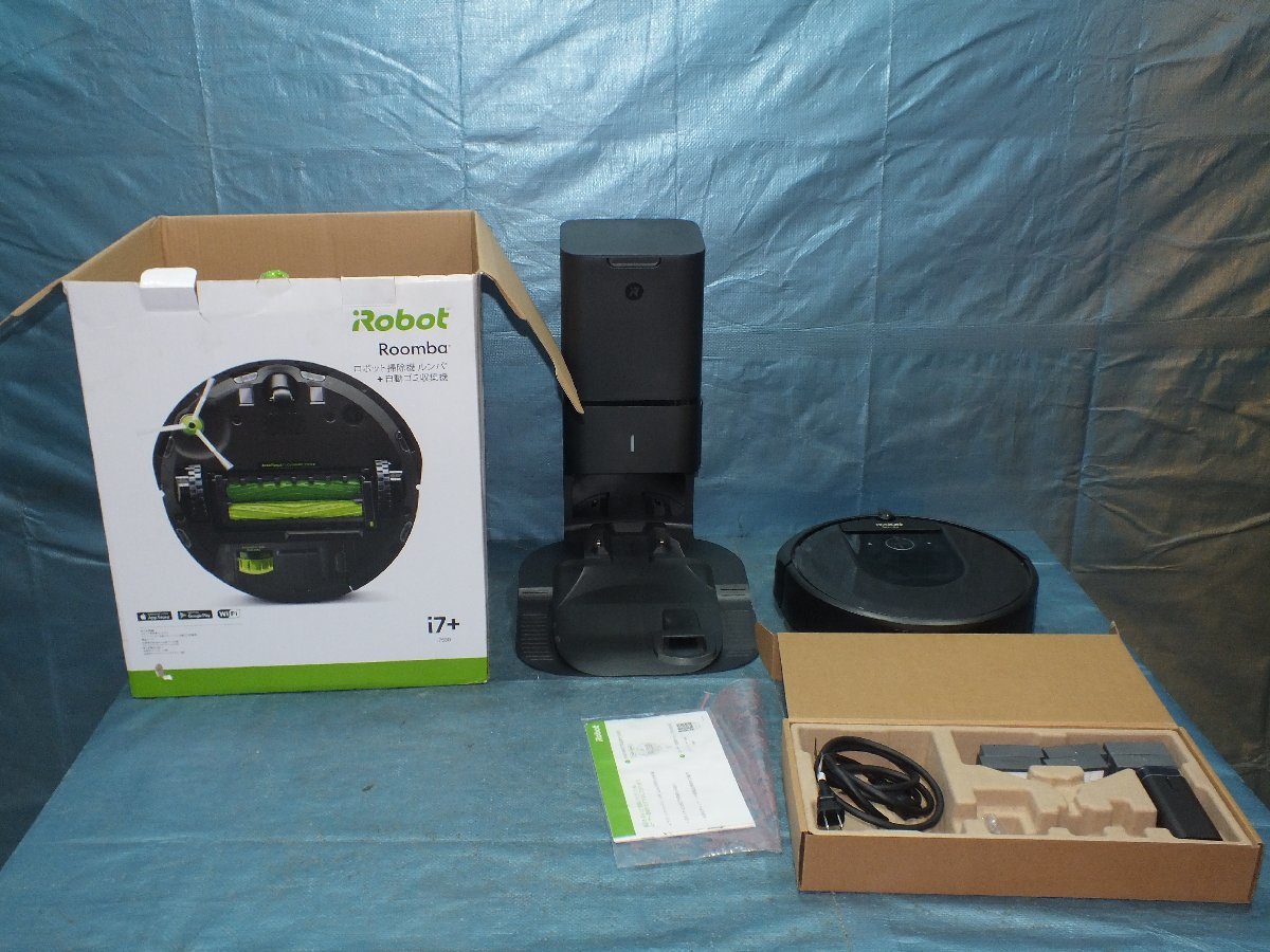 iRobot I robot roomba i7+ clean base attaching robot vacuum cleaner automatic litter collection function 