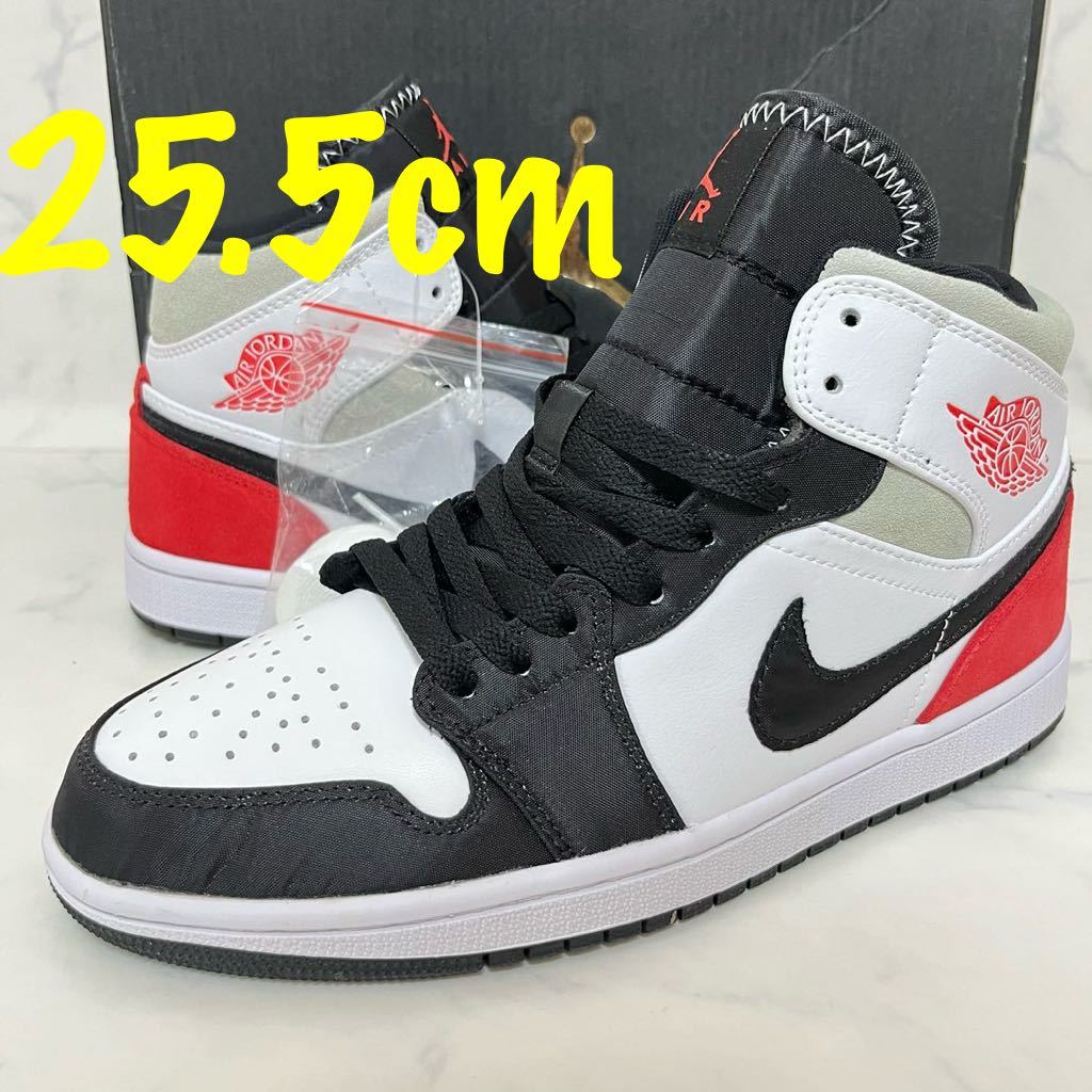 送料無料 【新品】25 5cm Nike Air Jordan 1 Mid SE Black/Red 送料無料 【新品】25 5cm Nike Air Jordan 1 Mid SE Black/Red