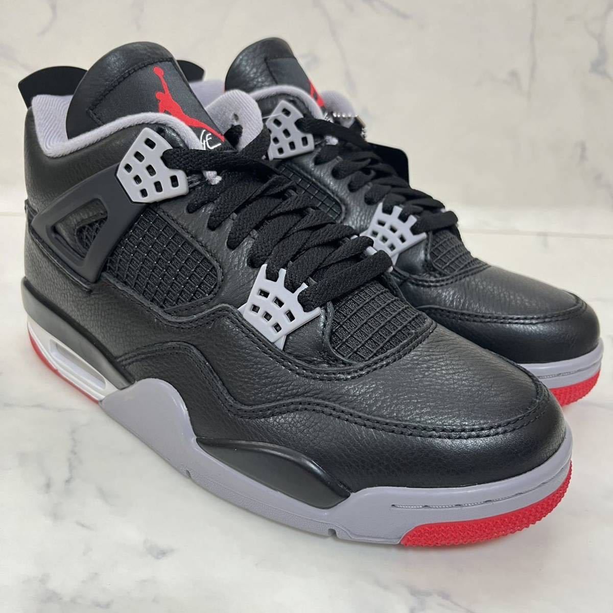 ★送料無料★【新品 完売品】28cm Nike Air Jordan 4 Retro Bred Reimagined ナイキ エアジョーダン4 レトロ ブレッド リイマジンド_画像3