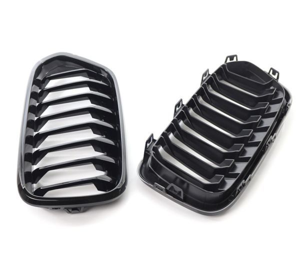 [ free shipping ] front grille Kido knee grill black BMW F39 X2 2018-2021
