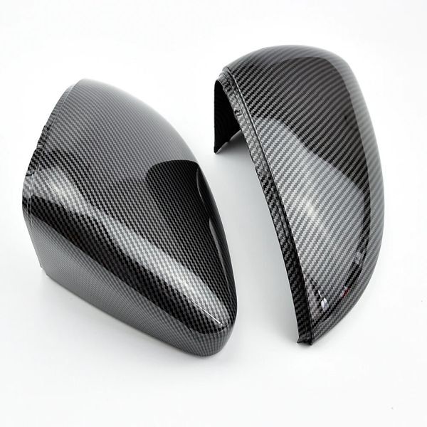 [ free shipping ] door mirror cover left right pair black Golf mk7 7.5 GTI R rear mirror 