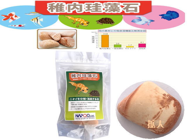 [ letter pack post service shipping ]napko. inside .. stone reptiles for natural stone cage smell adsorption moisture removal control LP3