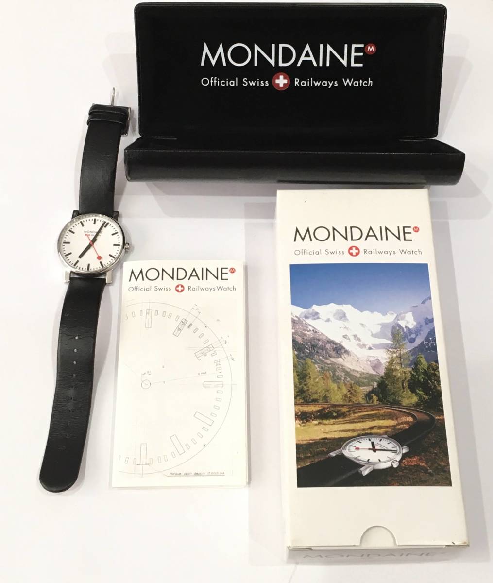 Mondaine Mondene Watch Office Clock Brand * батарея заканчивается