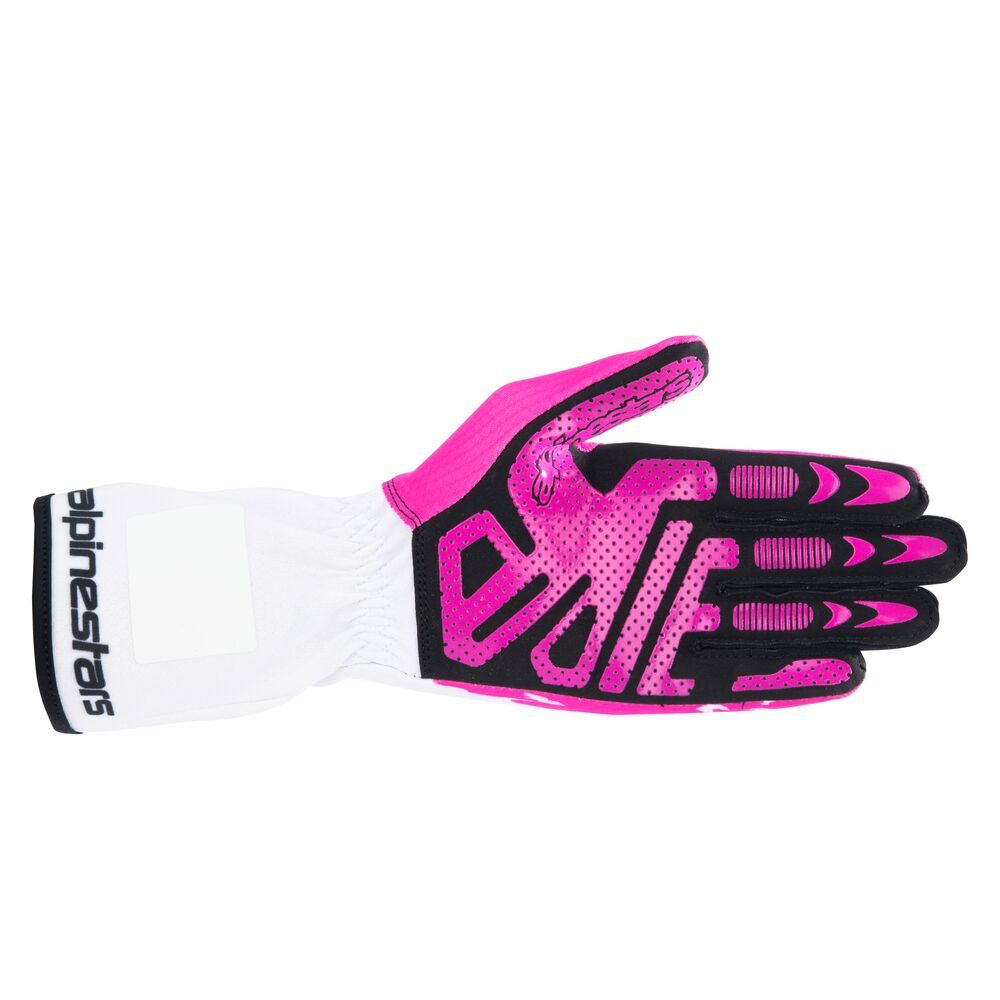 alpinestars( Alpine Stars ) Cart glove TECH-1 K V3 GLOVES M size 295 WHITE FUCHSIA BLACK [FIA8877-2022 standard conform ]