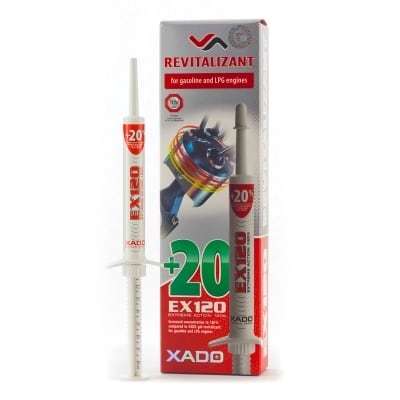 XADO(ハドゥー) レビタリザントEX120 for ガソリン・LPGエンジン添加剤　(XA12035) 対応エンジンオイル量21～30リットル [9本SET]