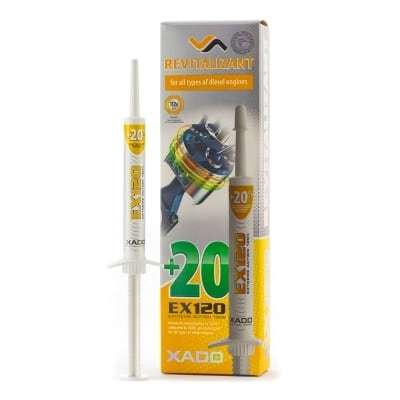 XADO(ハドゥー) レビタリザントEX120 for ディーゼルエンジン添加剤　(XA12034) 対応エンジンオイル量11～20リットル [6本SET]