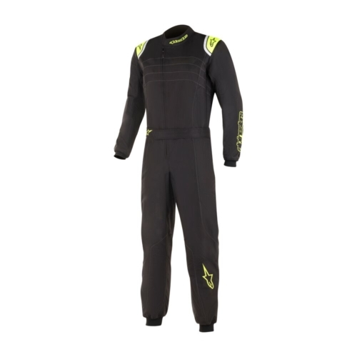 alpinestars Alpine Stars Cart suit KMX-9 V3 SUIT size 48 BLACK YELLOW FLUO[ new FIA8877-2022 grade 1 ho moroge-shon conform ]