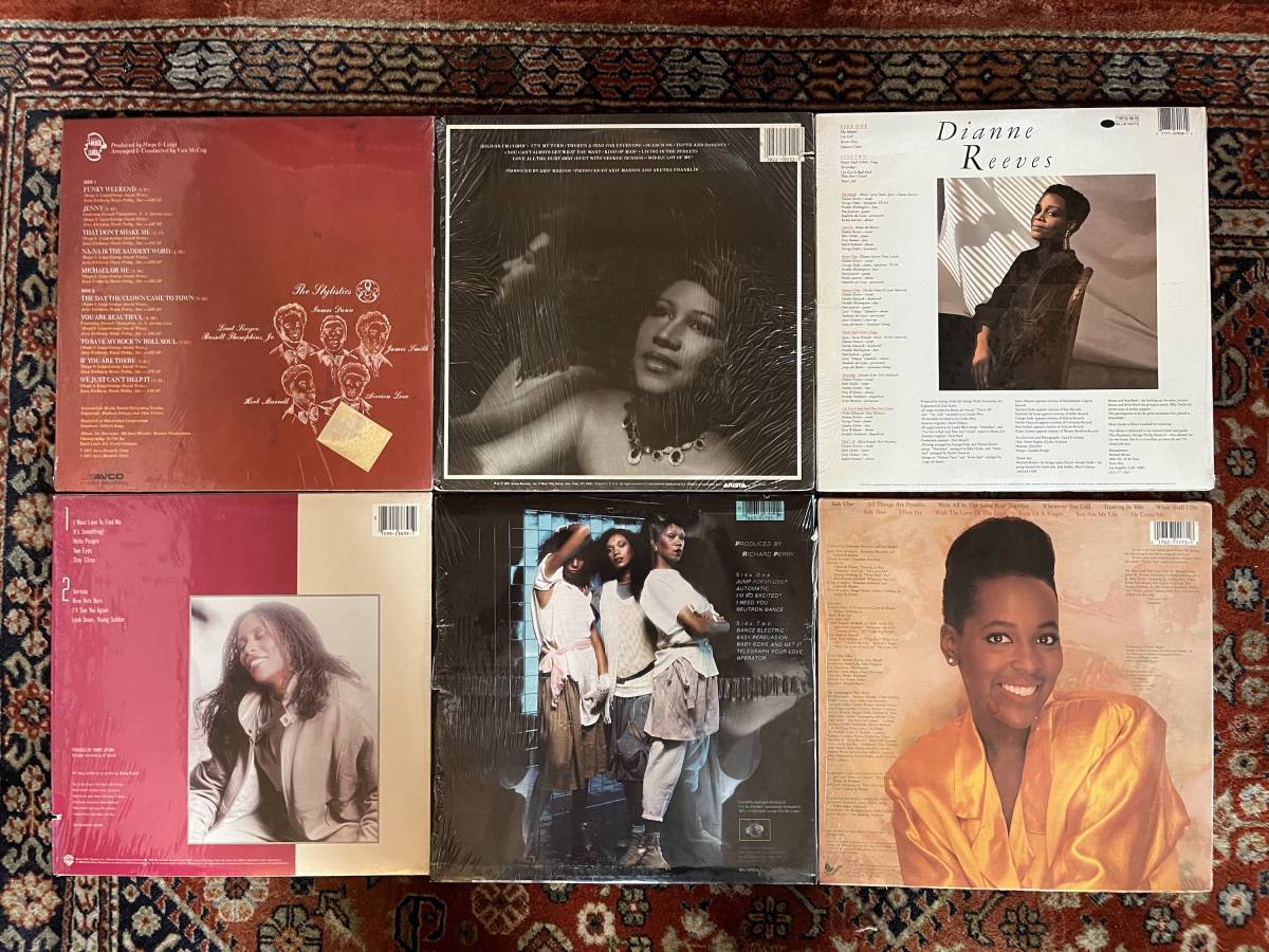 【LP】The Stylistics, BRENDA RUSSELL, POINTER SISTERS, Dianne Reeves, Aletha Franklin, Tramaine Hawkins_画像2