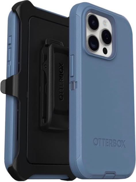 602t1520☆ 【国内正規品】OtterBox Defender iPhone 15 Pro用ケース Baby Blue Jeans 米軍MIL規格取得〔オッターボックス〕