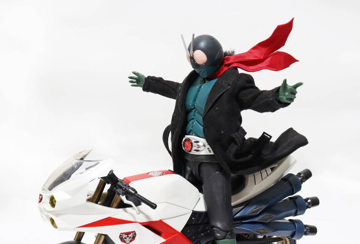 1/12 フィギュア用 布マフラー ワイヤー入 フィギュアーツ 等々 【微光沢】 シン仮面ライダー Figuarts 1号 2号_画像6