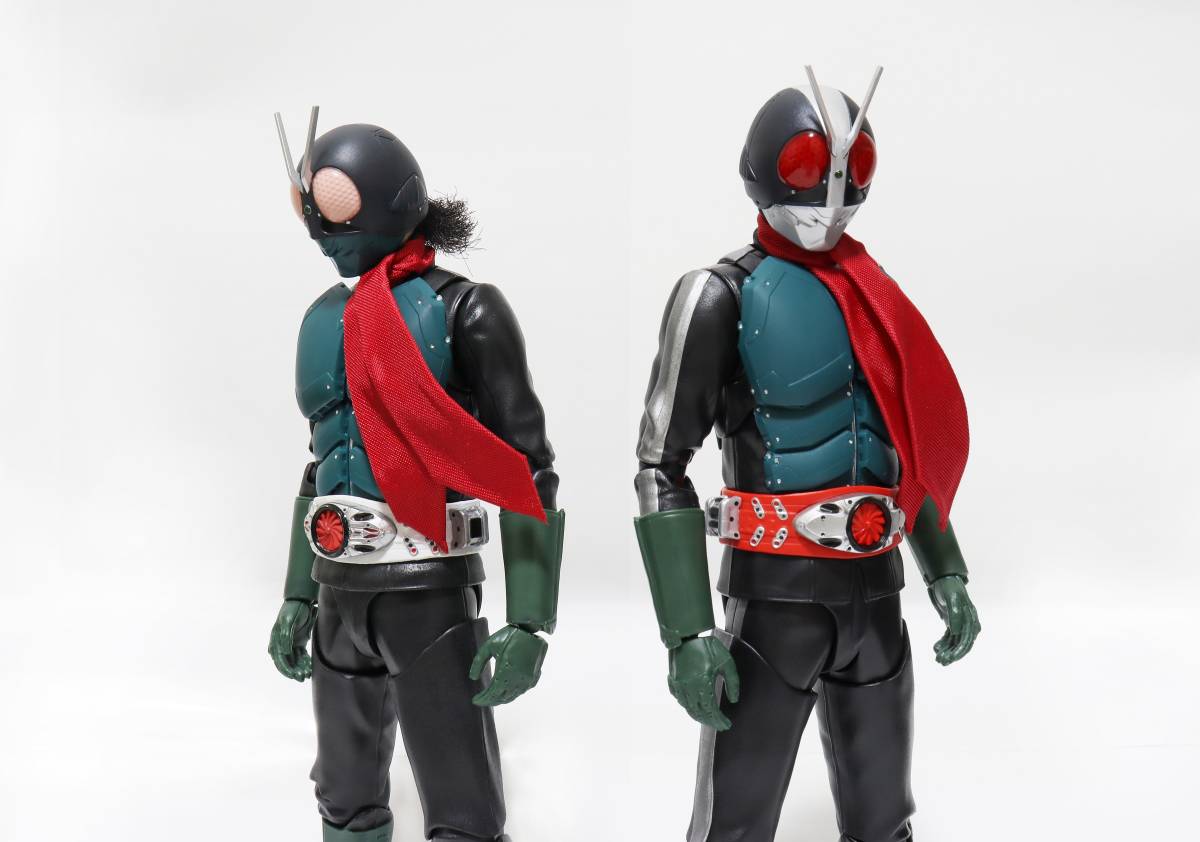 1/12 フィギュア用 布マフラー ワイヤー入 フィギュアーツ 等々 【微光沢】 シン仮面ライダー Figuarts 1号 2号_画像8