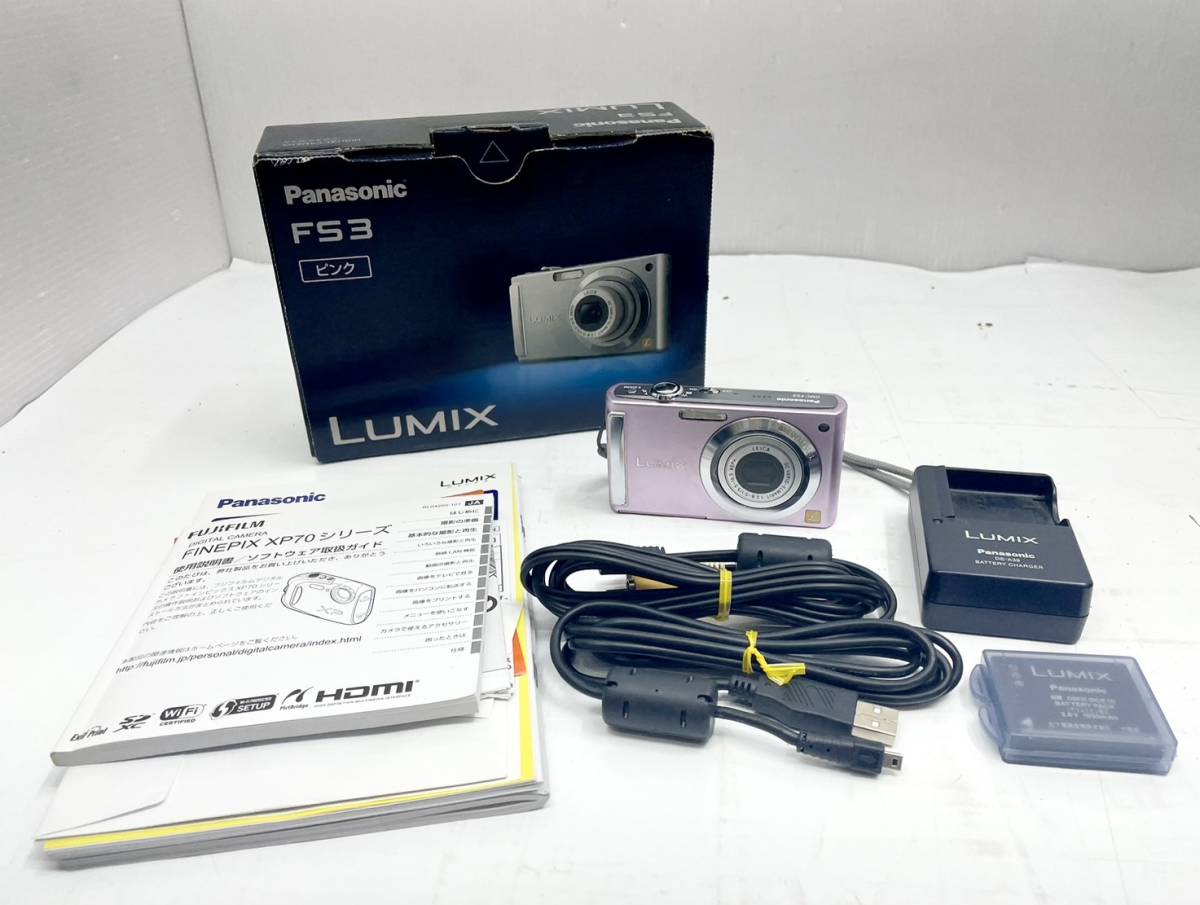 送料無料h57019 Panasonic パナソニック LUMIX デジタルカメラ DMC-GF7W ピンク デジカメ コンパクト