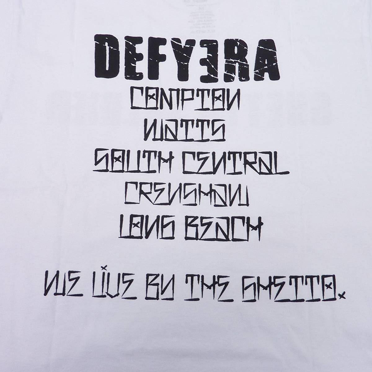 Defy Era GHETTO SOLDIER S/S T Shirts ゲットーソルジャー 半袖 Tシャツ (ホワイト) (XXL) [並行輸入品]_画像5