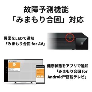 ■送料無料■美品■　バッファロー　4TB　TV用外付けハードディスク　SeeQVault/テレビ録画/4K対応 HDD 静音&防振＆コンパクト設計　日本製_画像9