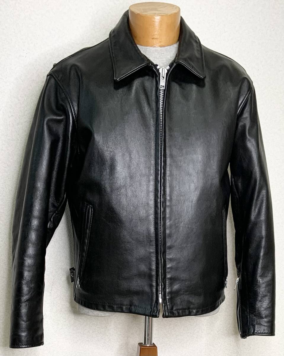 良品⑥schott【40】ライナー付652 米国製 シングルライダース 良品⑥schott【40】ライナー付652 米国製 シングルライダース
