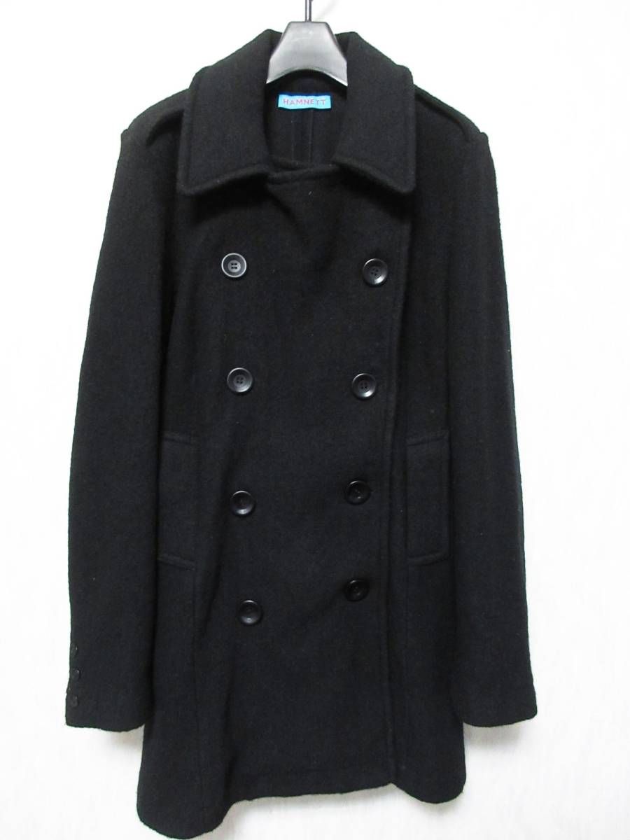 Хамнетт Кэтрин Хэмнет Шерстяное вязаное пальто черное черное S Minami 691