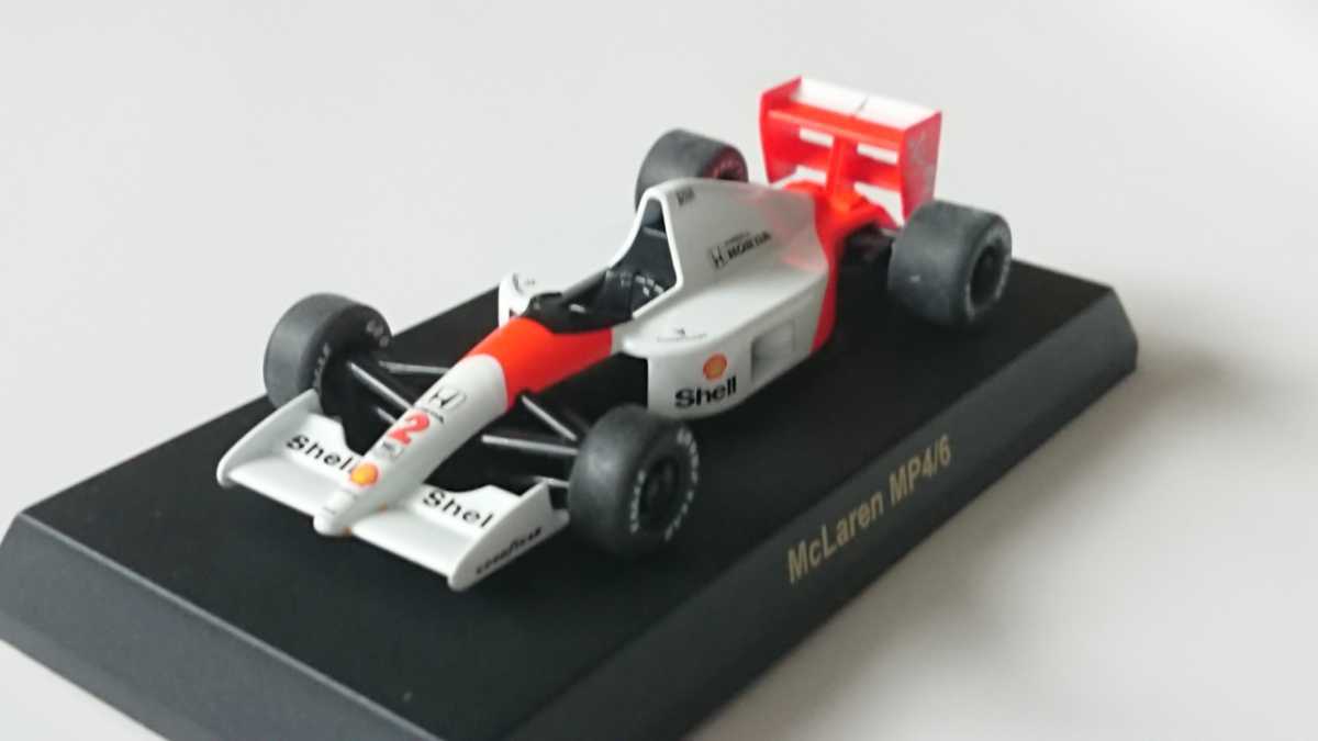 送料込み 京商 1/64 マクラーレン McLaren MP4/6 #2 ベルガー F1 フォーミュラ ＊カード欠品_画像4