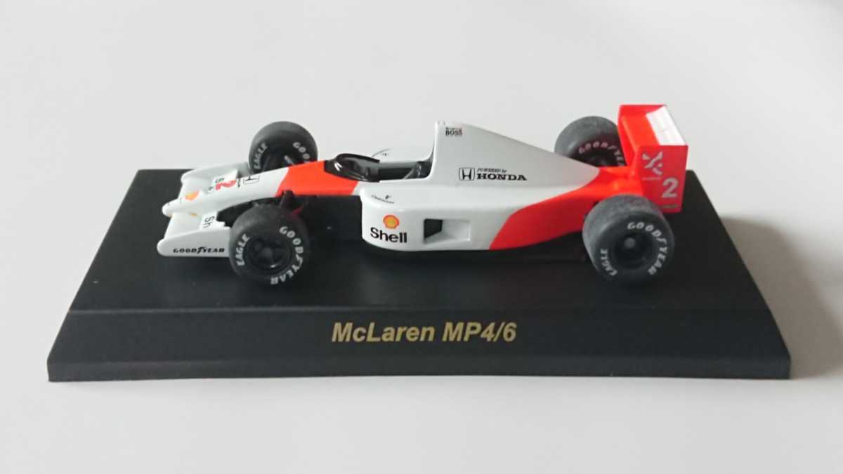 送料込み 京商 1/64 マクラーレン McLaren MP4/6 #2 ベルガー F1 フォーミュラ ＊カード欠品_画像6