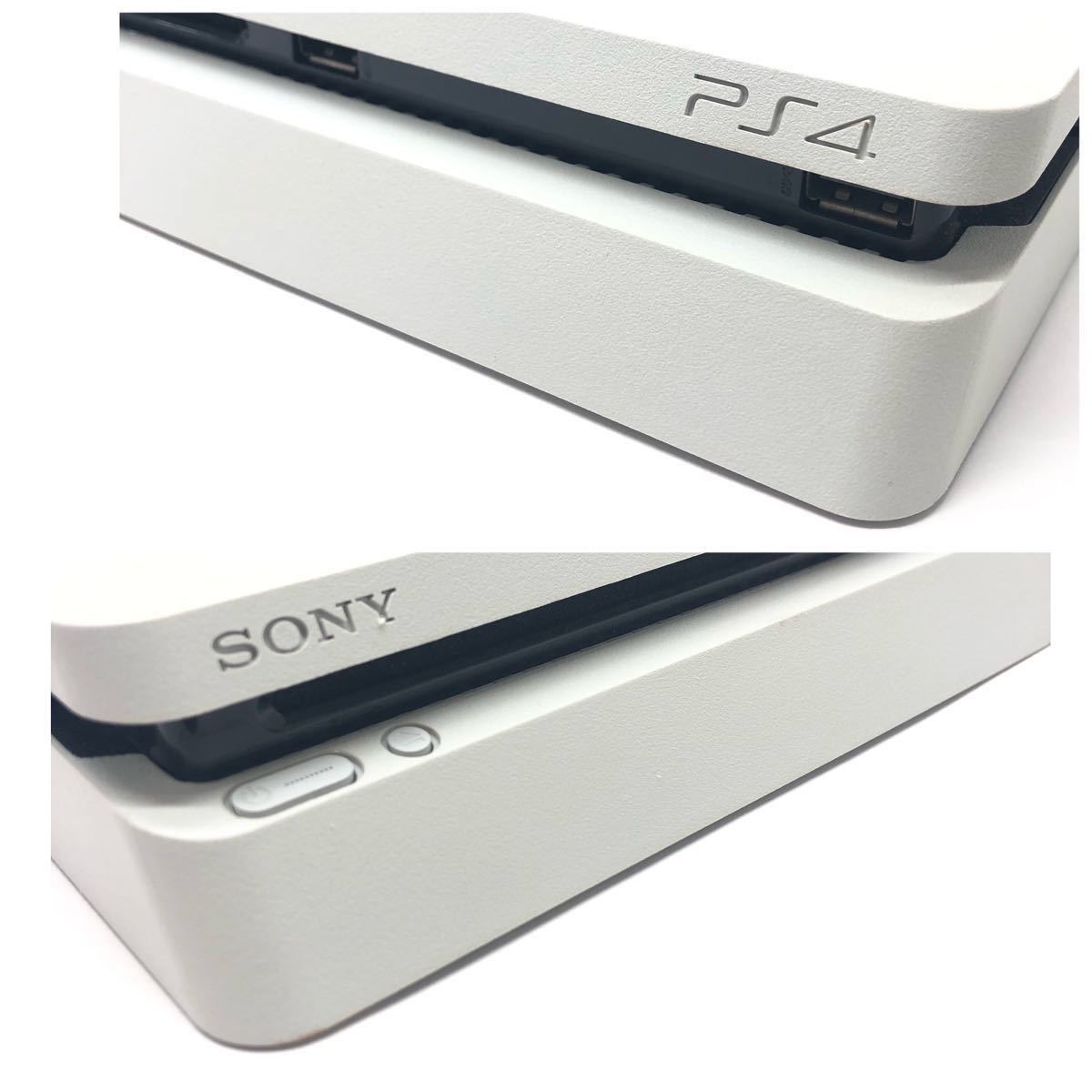 ■【1円スタート】SONY PlayStation4★PS4★プレステ4★CUH-2200A★グレイシャーホワイト★500GB★本体★コントローラー★稼動品★DB0_画像5