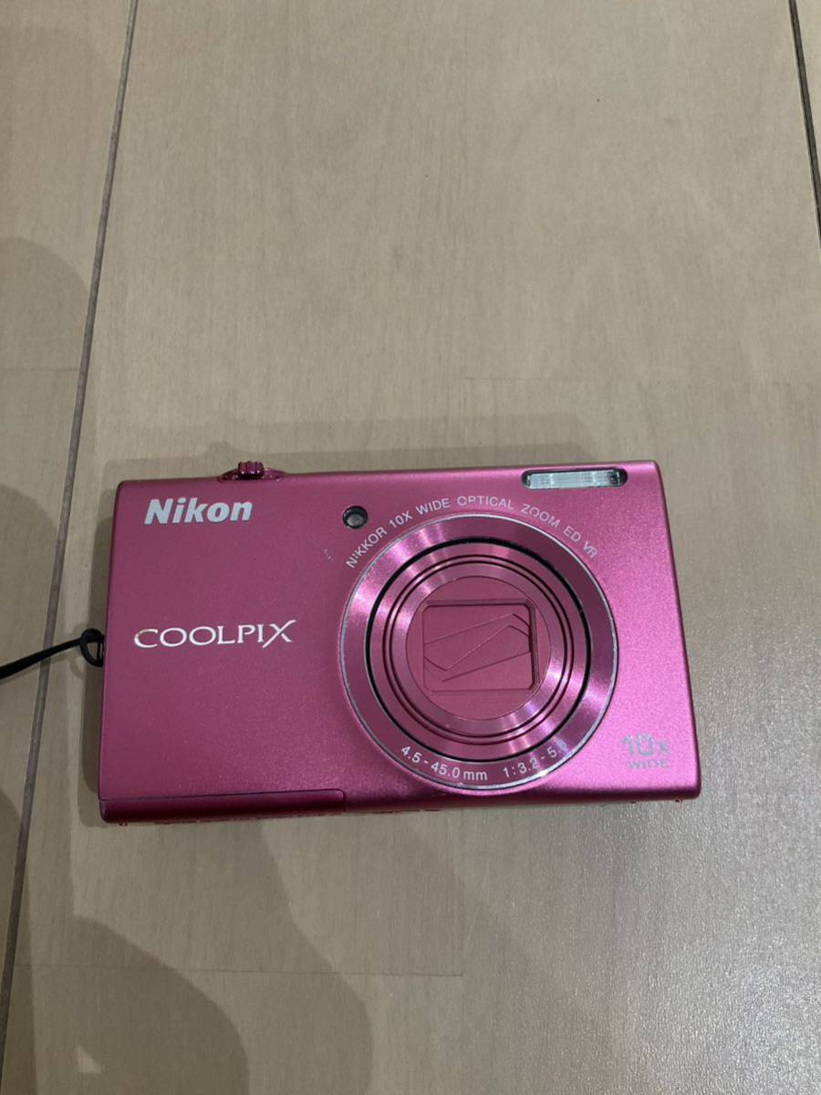 美品　Nikon ニコン COOLPIX S6200 コンパクト デジタルカメラ　ピンク_画像2