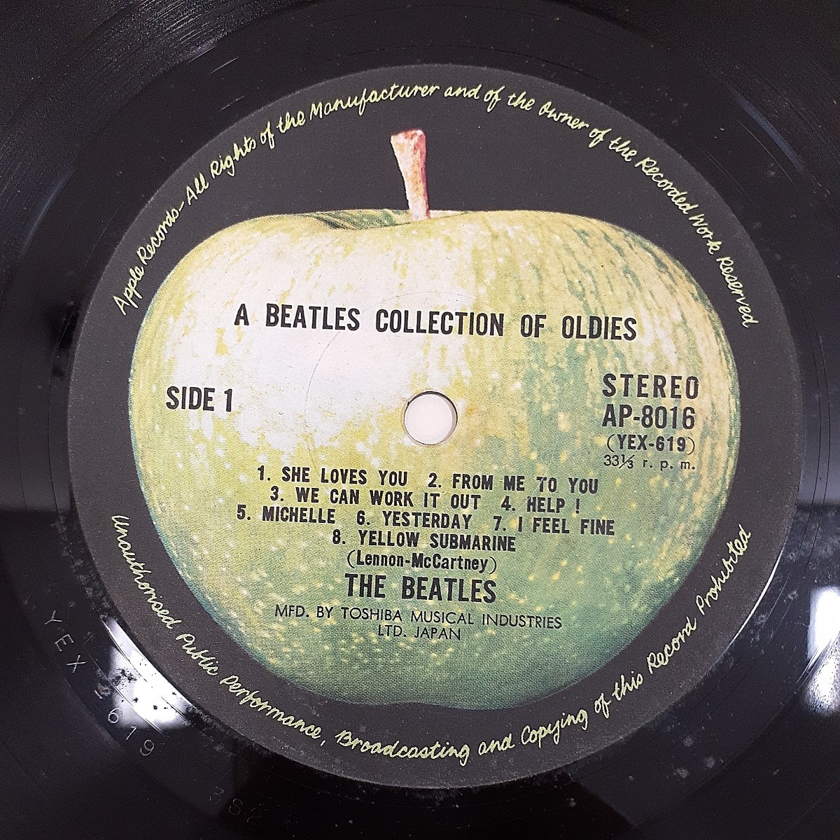 【帯付き】LP The Beatles ビートルズ オールディーズ A Collection Of BEATLES Oldies / AP-8016 Apple Records レコード_画像8