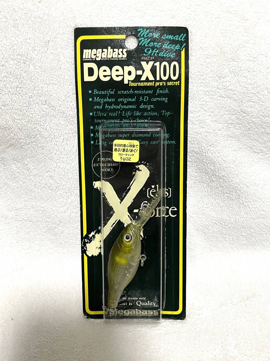 メガバス オールド DEEP-X100 SGアユ 年号なし 新品_画像1