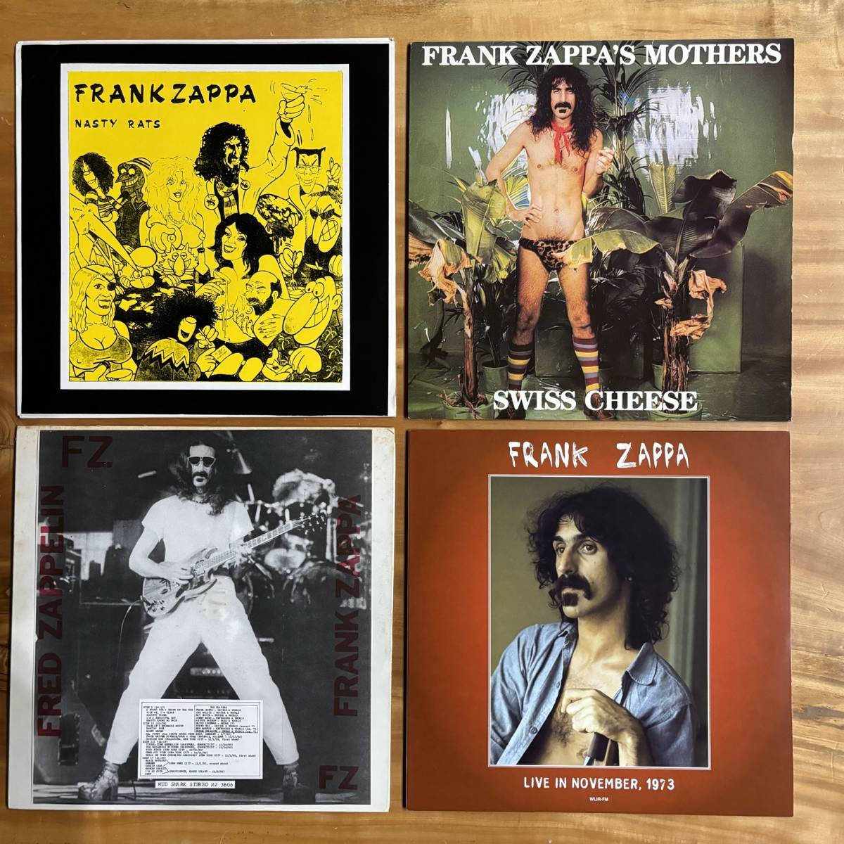 【ブートレグ】Frank Zappa フランク・ザッパ　4枚セット①（１枚もの×3、２枚組×1）希少 _画像1