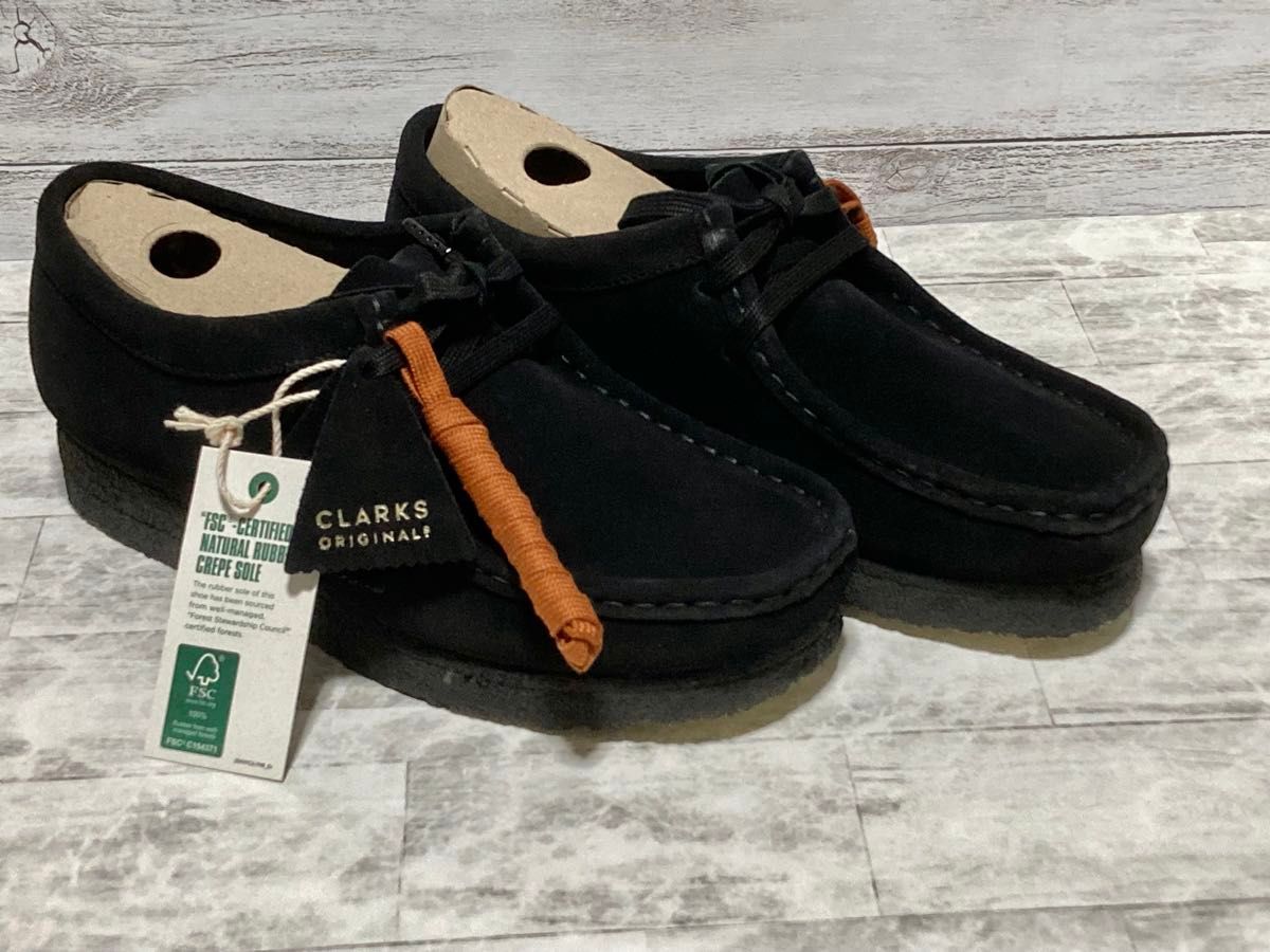 Clarks Wallabee クラークス ワラビー ブラック レディース UK5 5 24