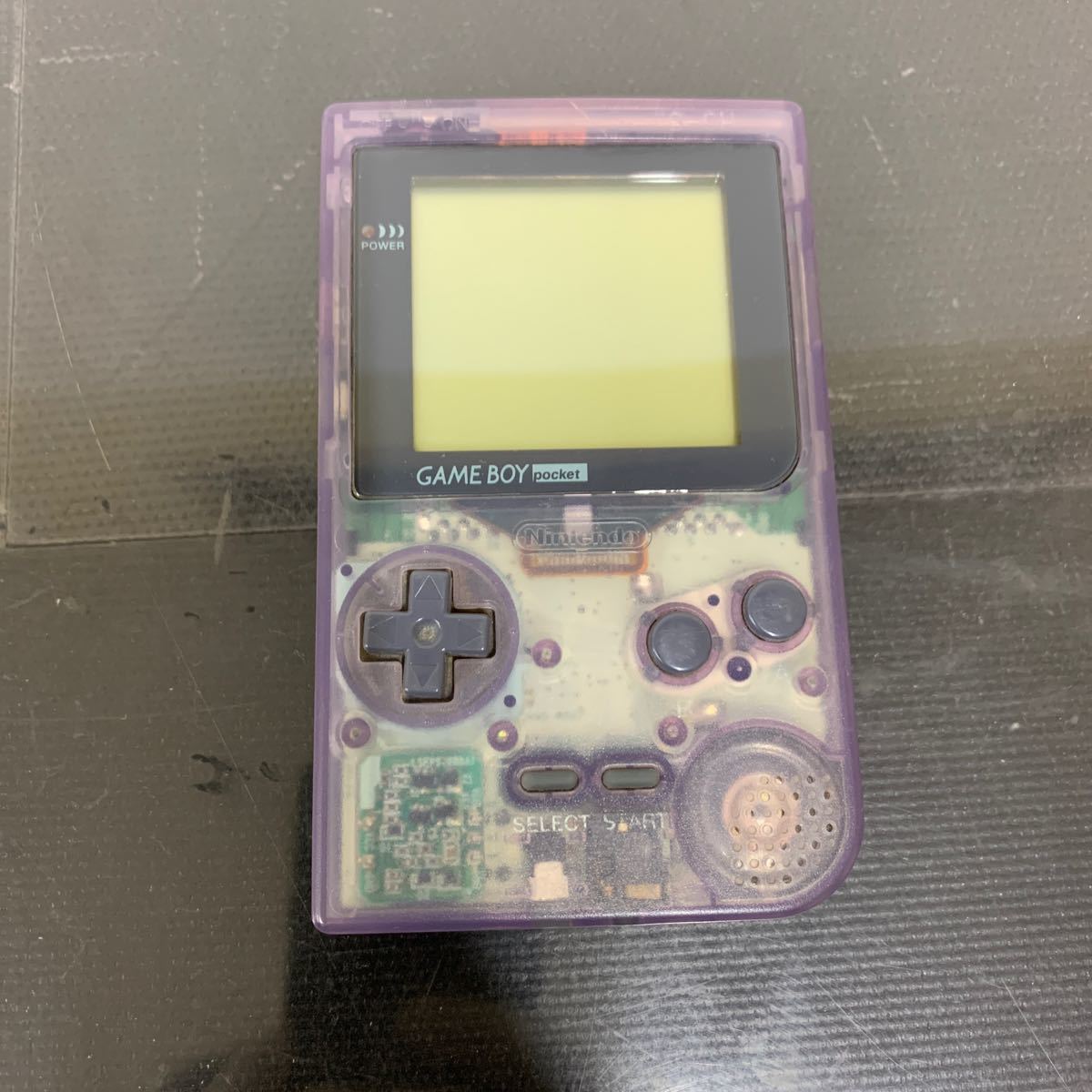 CL007.型番：MGB-001.Nintendo GAMEBOY pocket.任天堂 ゲームボーイポケット .ジャンク_画像1