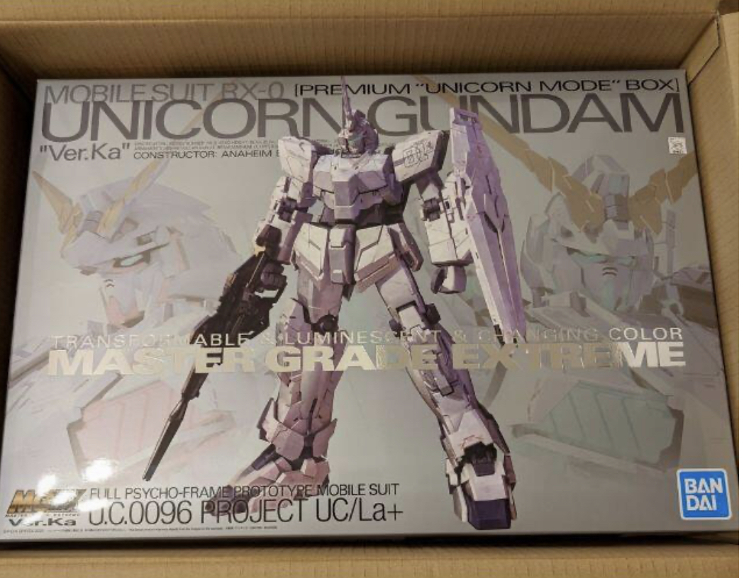 限定パッケージ】 MGEX 1/100 ユニコーンガンダム Ver. Ka 内袋 限定パッケージ】 MGEX 1/100 ユニコーンガンダム Ver. Ka 内袋