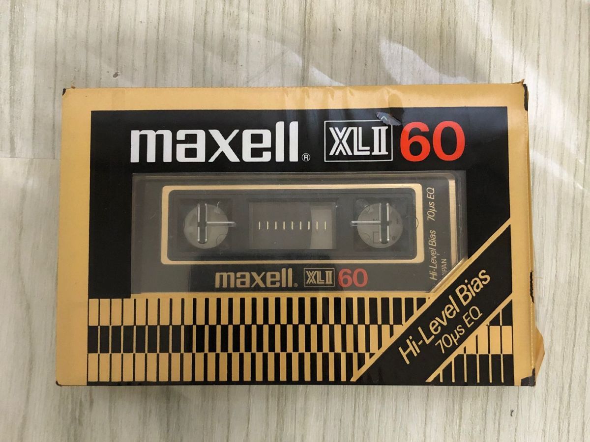 3-▲未開封 カセットテープ マクセル maxell XLll 60 XL2 HIGH ハイポジ 包装破れあり Hi-Level Bias 70μs EQ_画像2