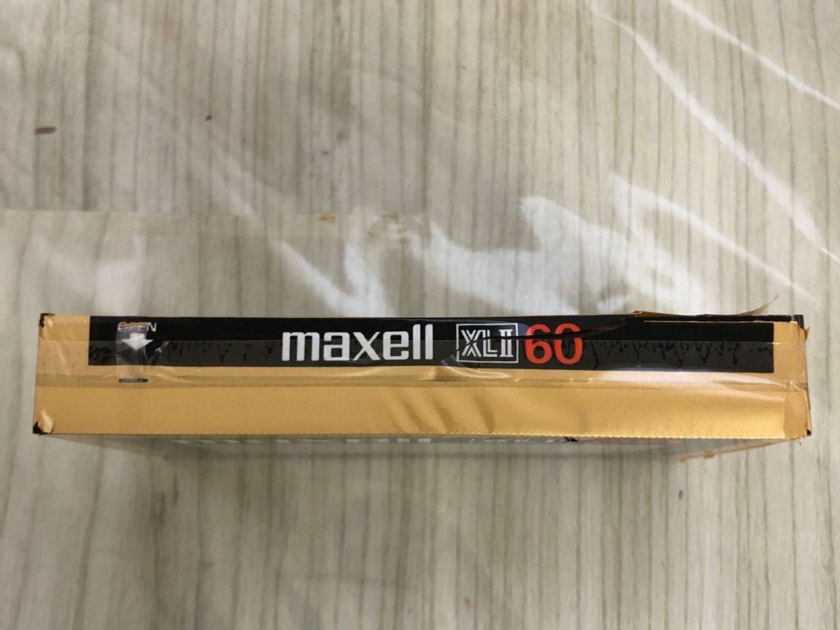 3-▲未開封 カセットテープ マクセル maxell XLll 60 XL2 HIGH ハイポジ 包装破れあり Hi-Level Bias 70μs EQ_画像3