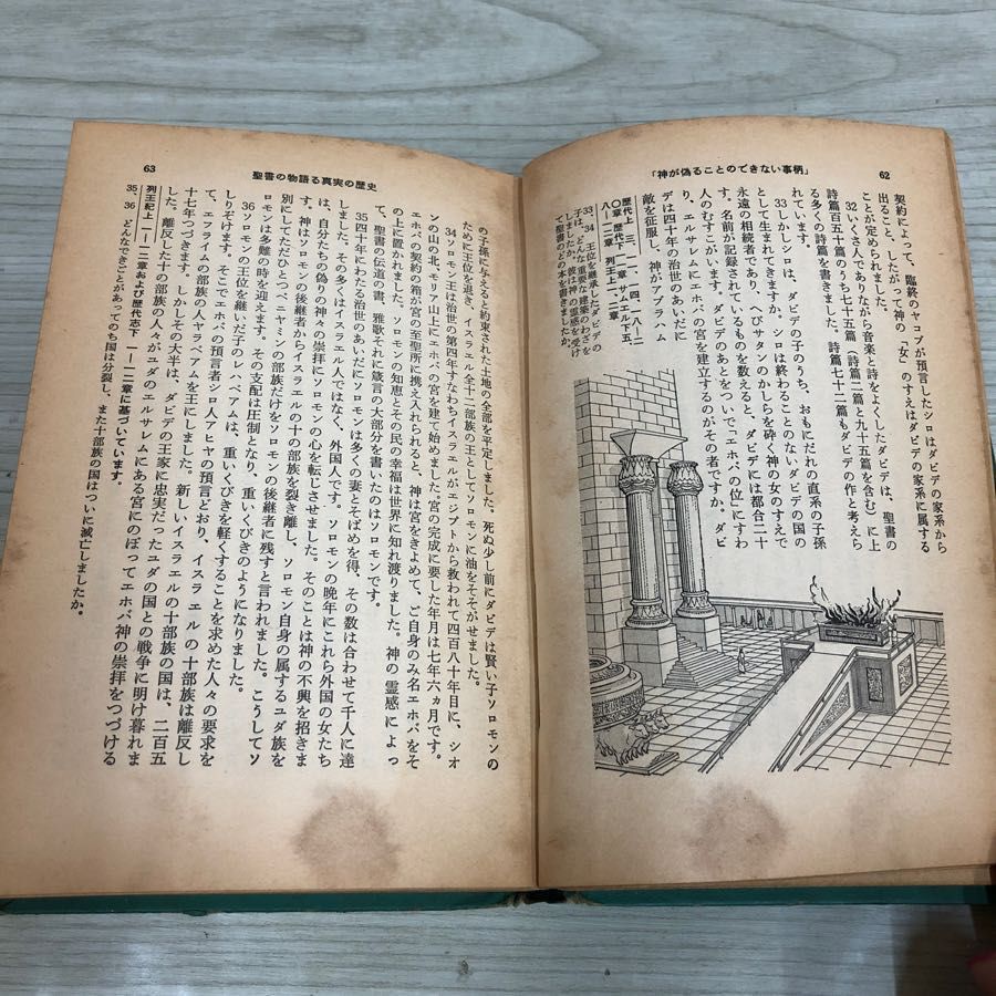 1▼ 神が偽ることのできない事柄 1966年 日本文発行 昭和41年 ヤケあり 傷みあり_画像8