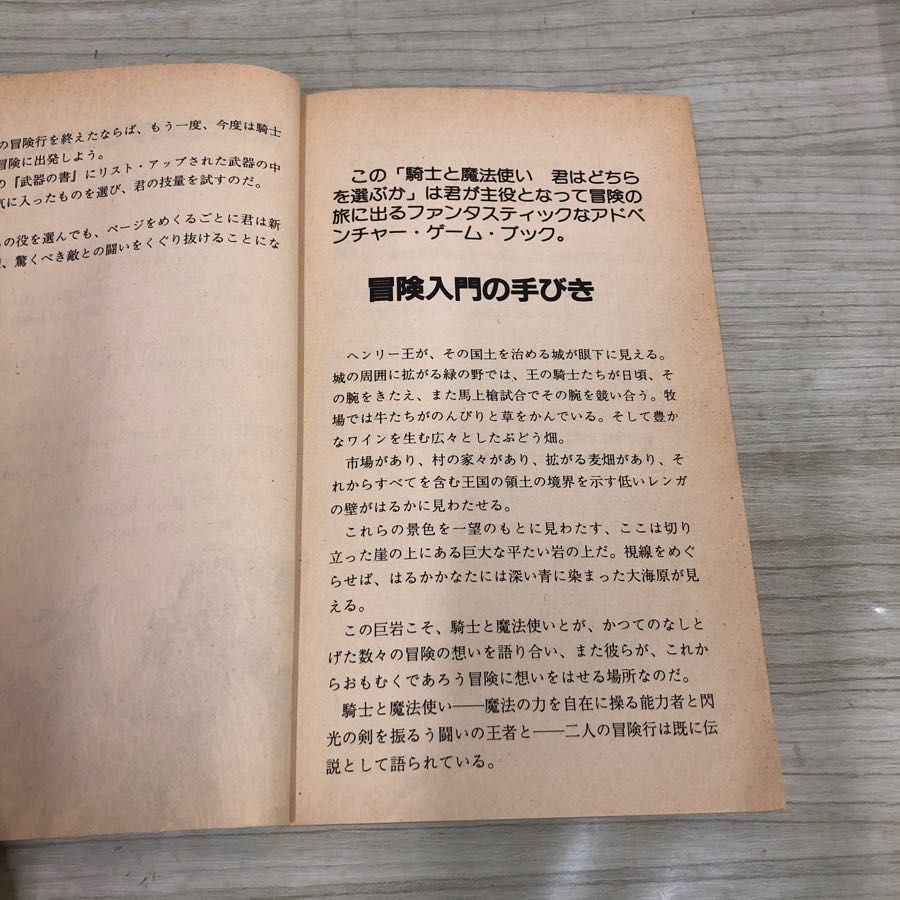 1▼ アドベンチャーゲームブック 騎士と魔法使い 君はどちらを選ぶか 1 ねじくれた悪魔の森 R.L.スタイン 近代映画社 昭和60年 初版 1986_画像7