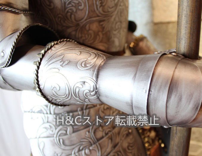 [ middle . knight ] popular interior Europe middle . manner armour armour 100% hand made life-size ornament .. power perfect score movie photograph photographing ornament * height 200cm weight 25kg