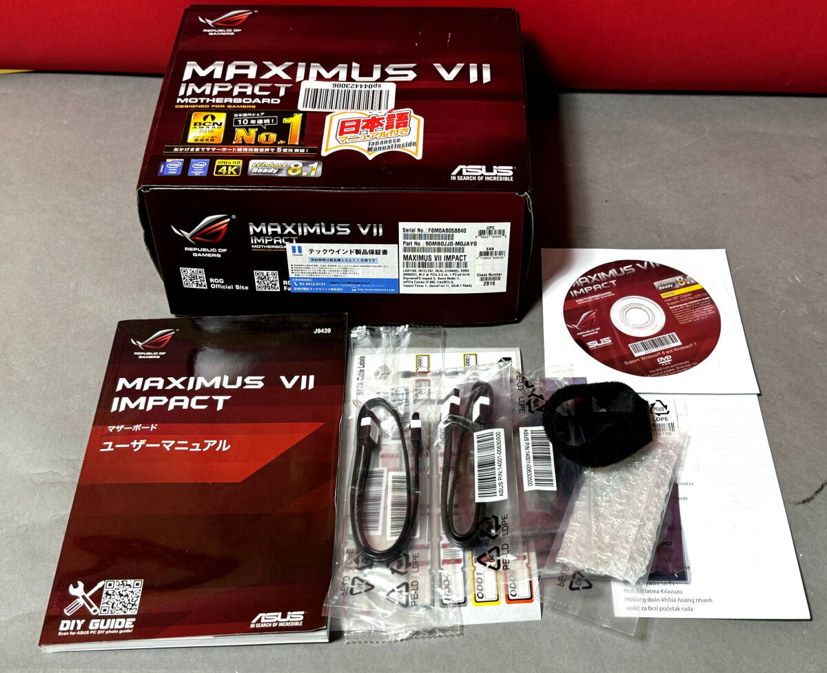 ☆彡ASUSTeK Intel Z97チップセット搭載ゲーミングマザーボード MAXIMUS VII IMPACT 【mini-ITX】_画像10
