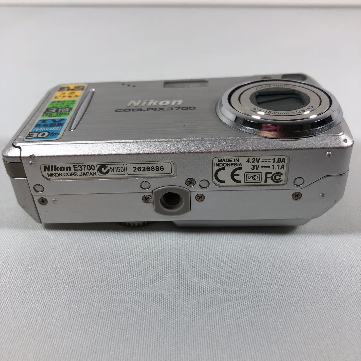 Nikon COOLPIX 3700 ニコン クールピクス コンパクトデジタルカメラ デジタルカメラ デジカメ_画像3