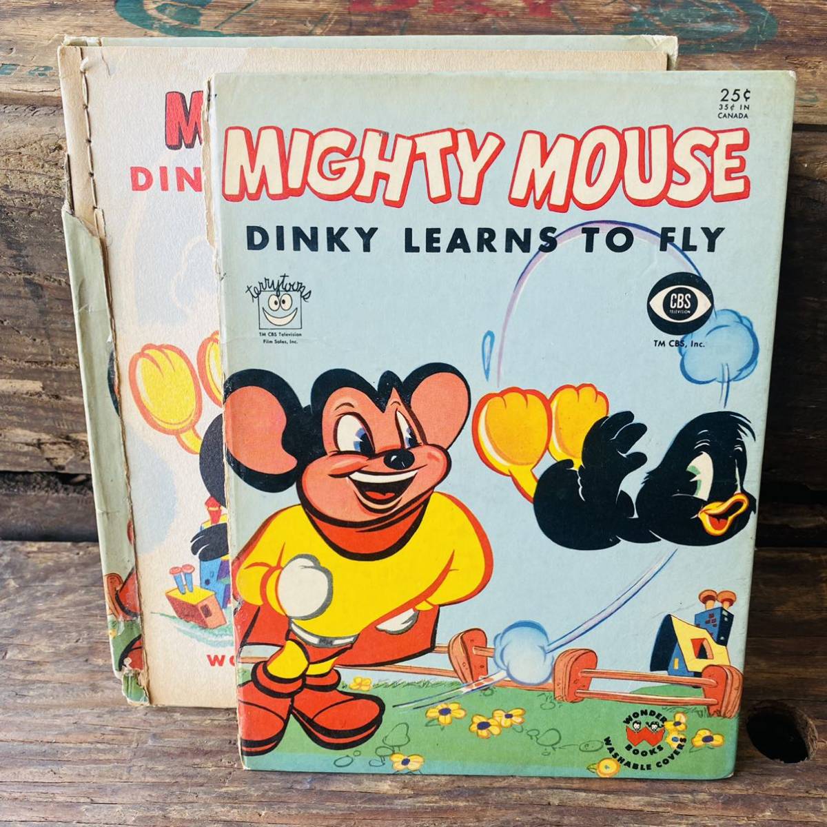 【1953 vintage】MIGHTY MOUSE picture book_画像2