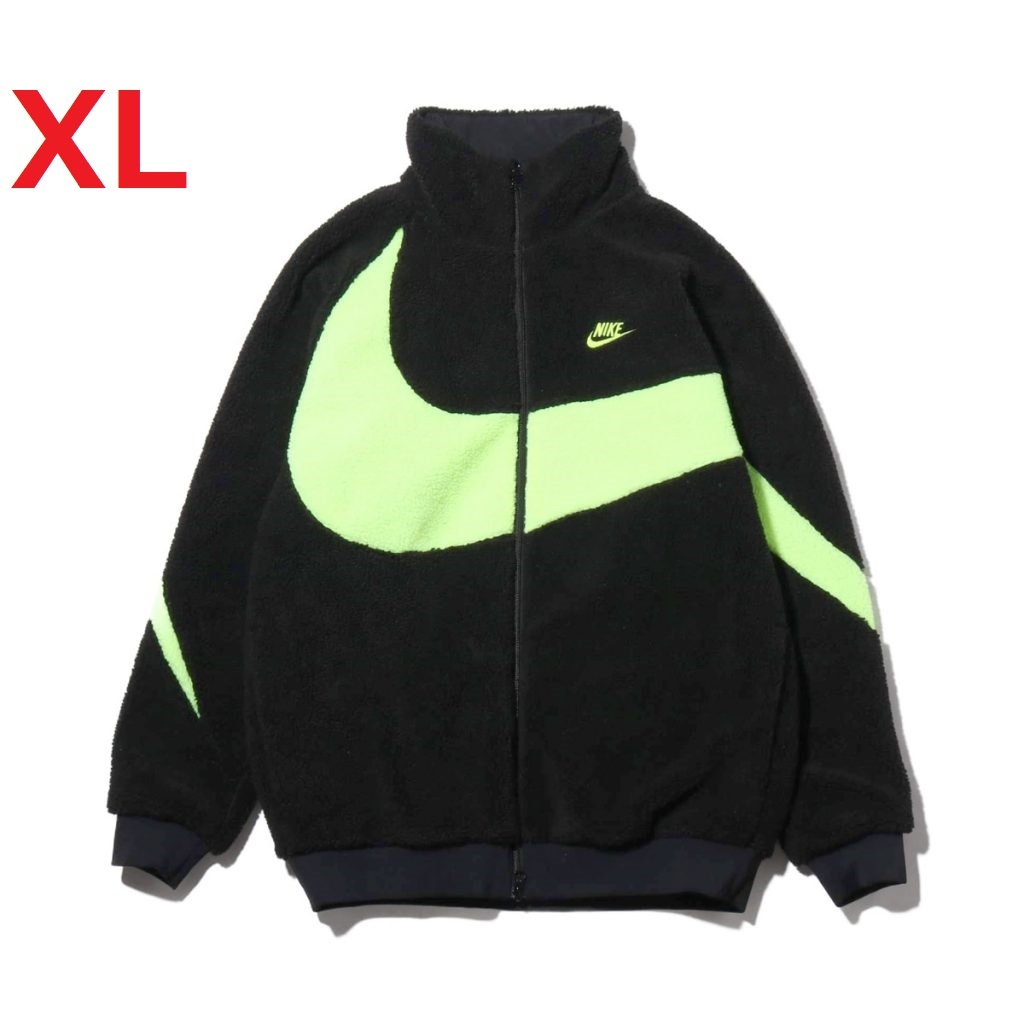 nike big swoosh boa jacket atmos