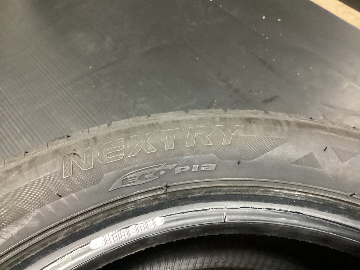 タイヤ（中古）ブリジストン　NEXTRY 165/55R15 2本セット　スリップサイン3mm 片減りあります　_画像5