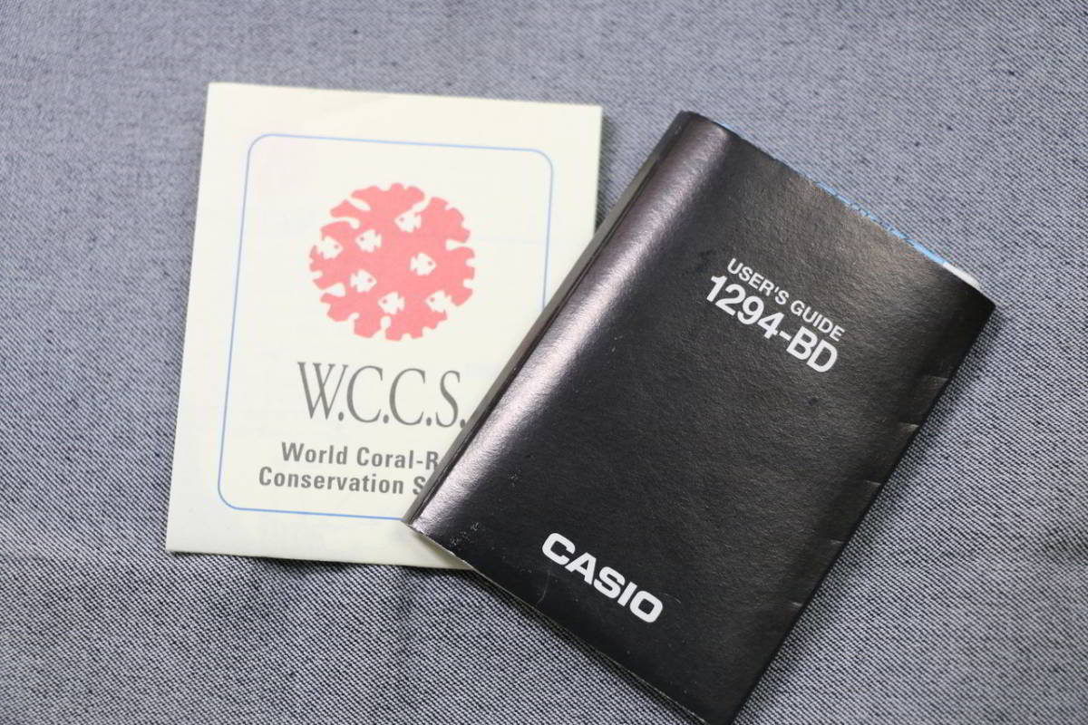 1円～ 【メンズ腕時計】カシオ CASIO G-SHOCK DW-8201WC FROGMAN W.C.C.S. 箱 取説付き_画像9