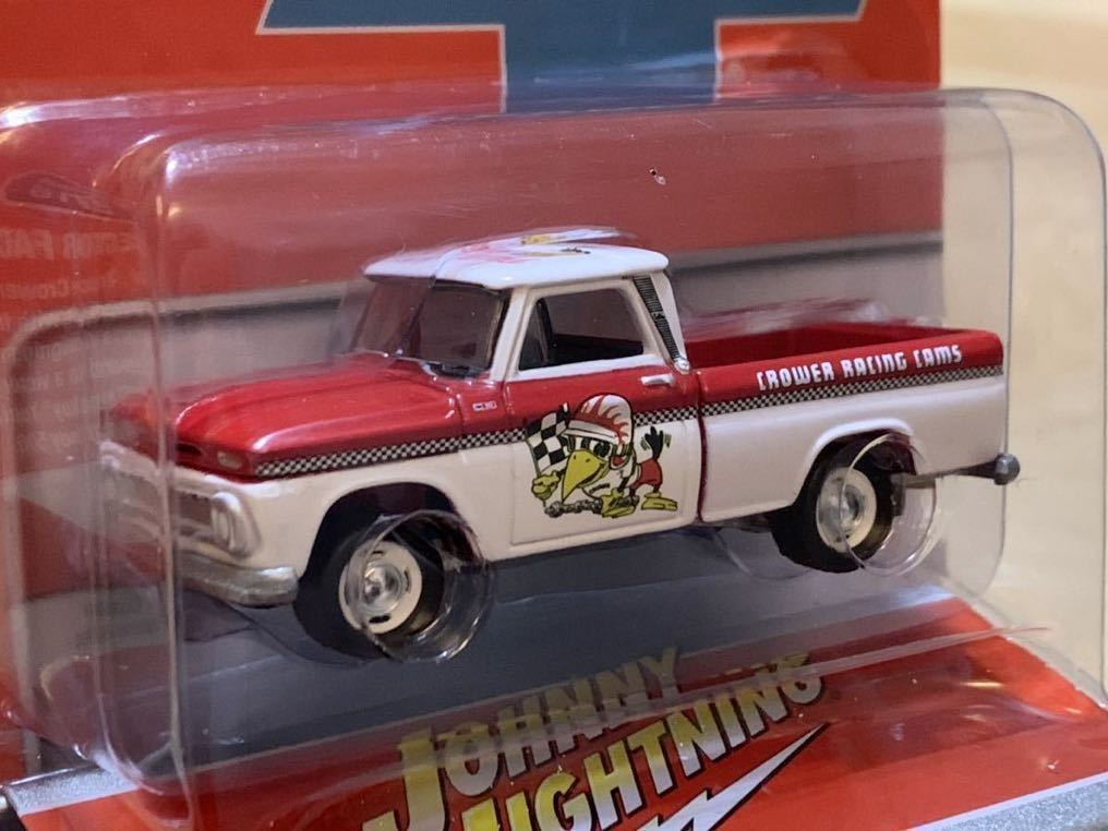 【新品：未開封】ジョニーライトニング クローワー・カム 1965年 シェビー ピックアップ / Crower Cams Chevy Pickup [ホワイト＆レッド]_画像4